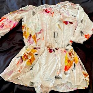 Plum Pretty Sugar Off The Shoulder Romper